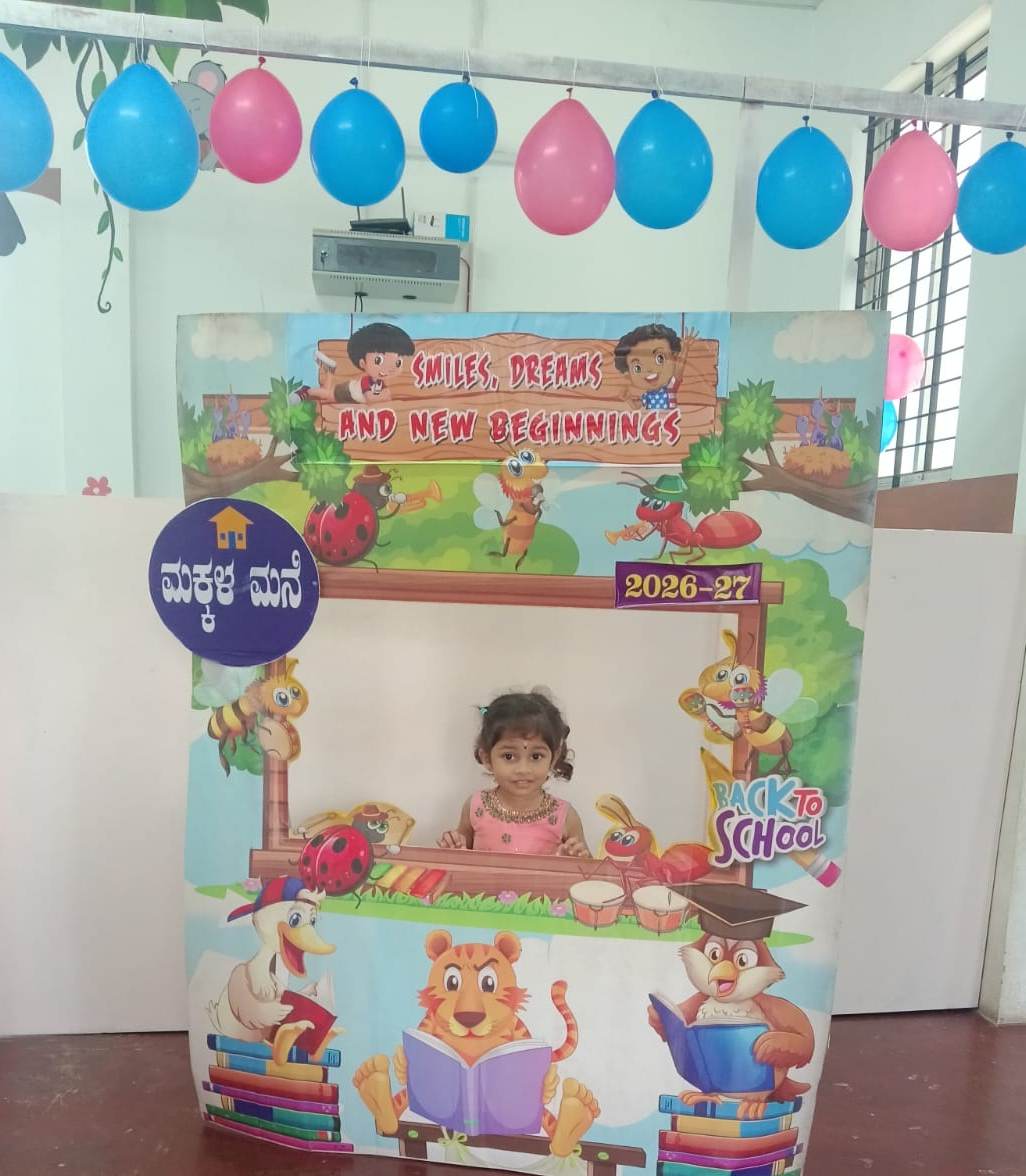 Children enjoying a special activity at Makkala Mane